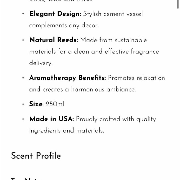 Nu Oud Aroma Reed Diffuser - QHUE - Picture 4 of 4